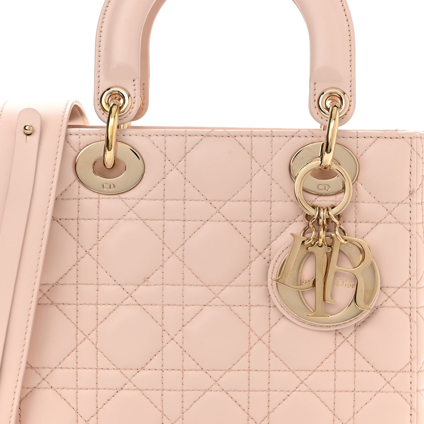 Lambskin Cannage Small My ABCDior Lady Dior Blush