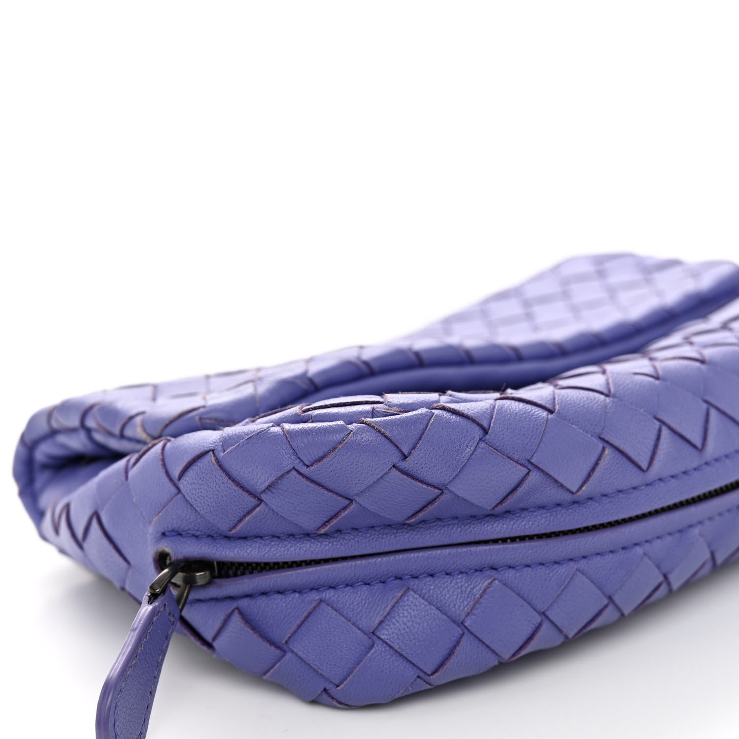 Bottega Veneta Nappa Intrecciato Small Chain Crossbody Cobalt 10 of 11