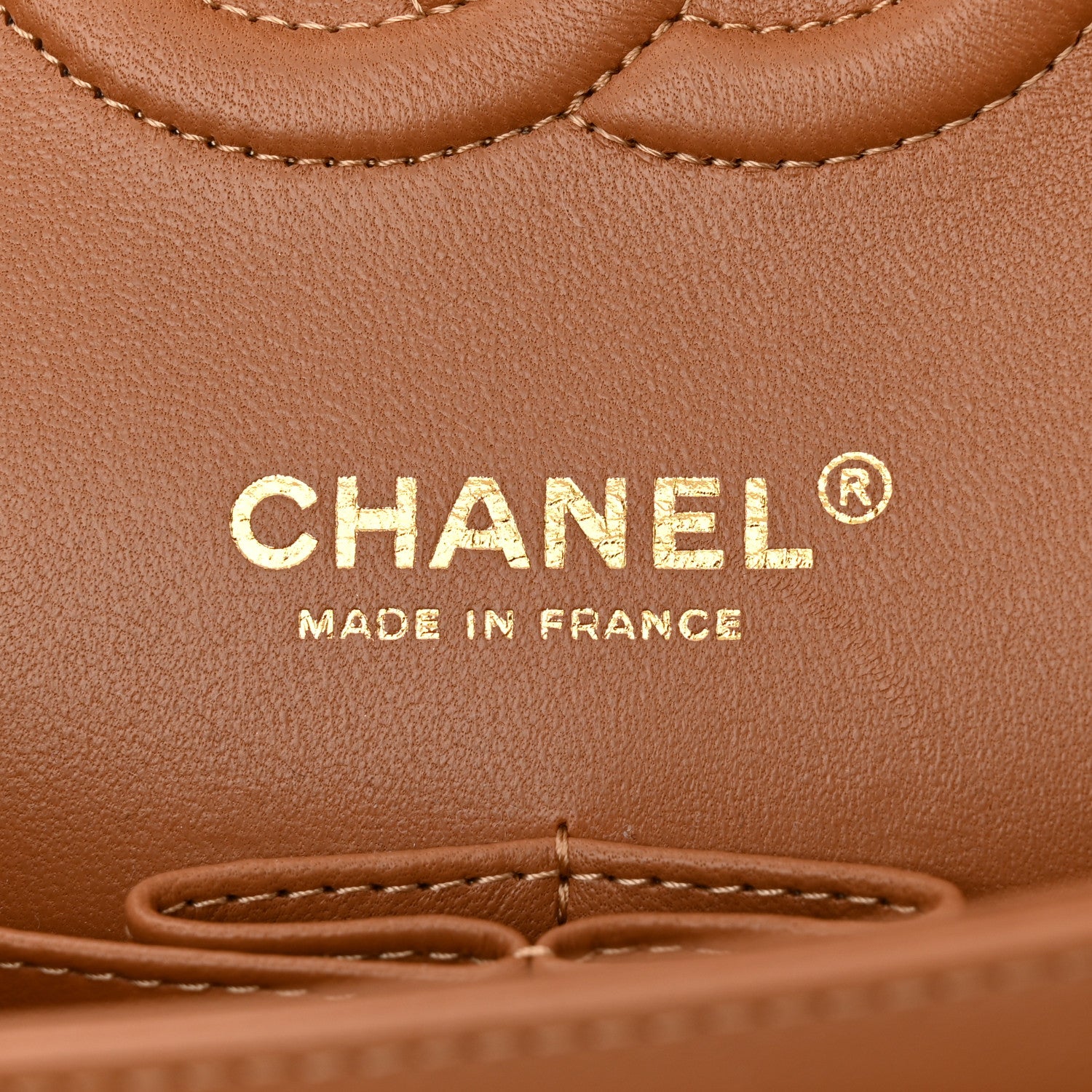 Chanel Lambskin Quilted Medium Double Flap Brown 6 of 11