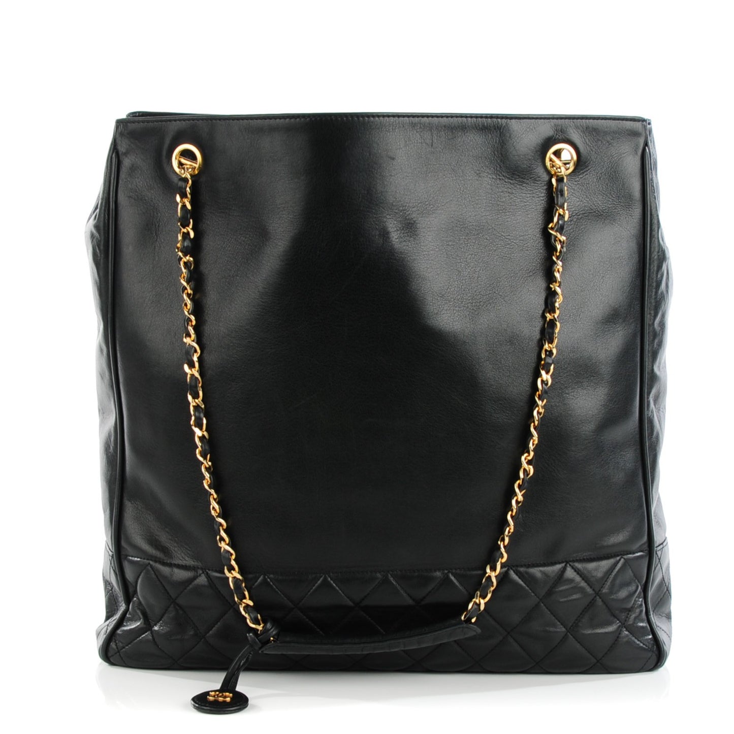 Lambskin Shoulder Bag Black