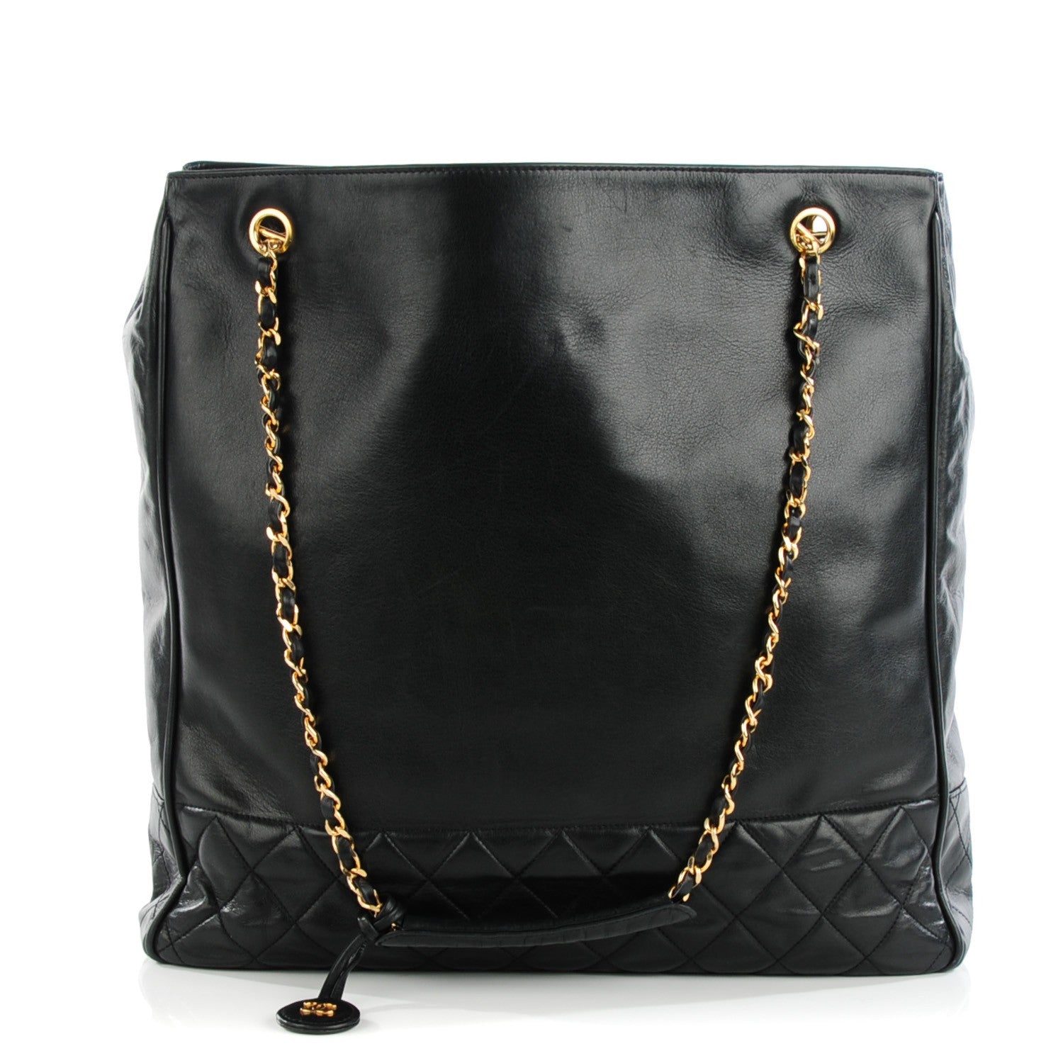 Chanel Lambskin Shoulder Bag Black 1 of 8