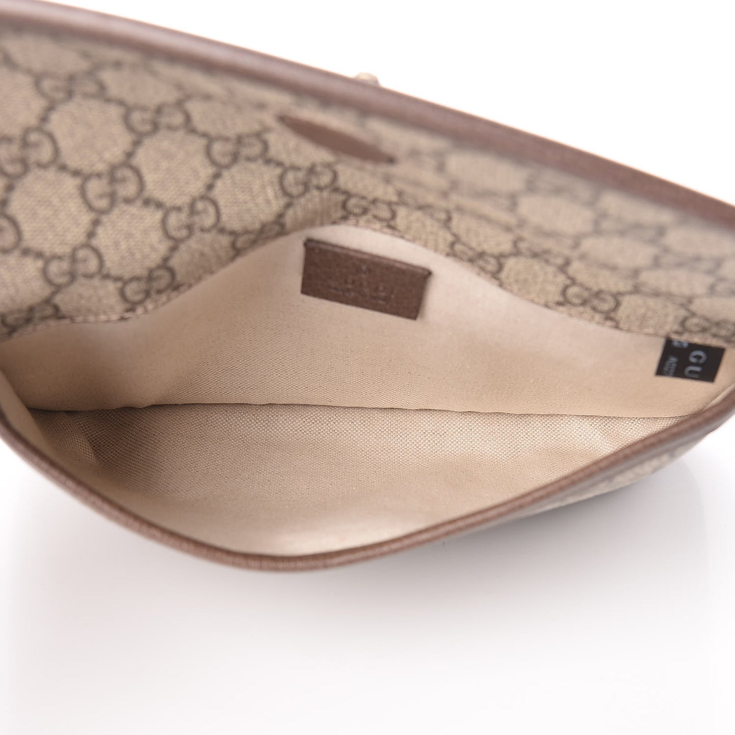 GG Supreme Monogram Neo Vintage Web Belt Bag Brown