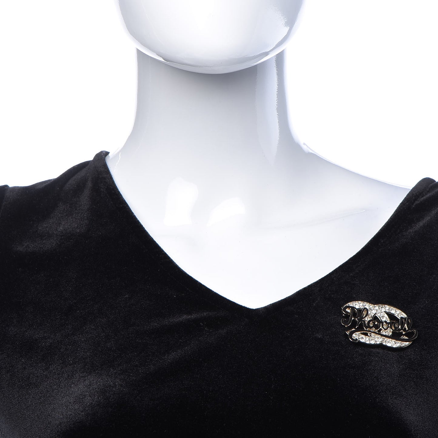 x Pharrell Williams Crystal Brooch Gold