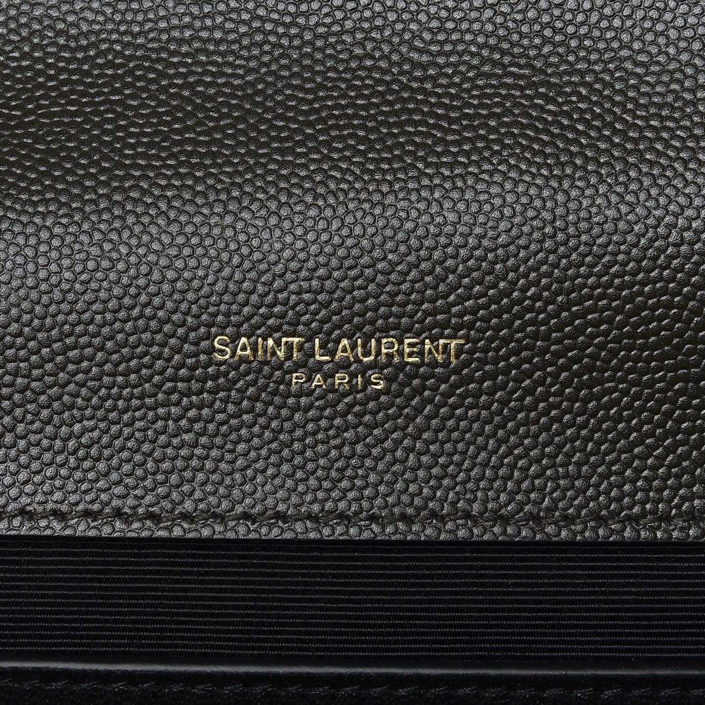 Grain De Poudre Textured Mixed Matelasse Triquilt Medium Monogram Satchel Dark Tea