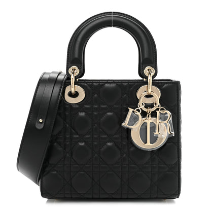 Christian Dior Lambskin Cannage Small My ABCDior Lady Dior Black 1 of 9