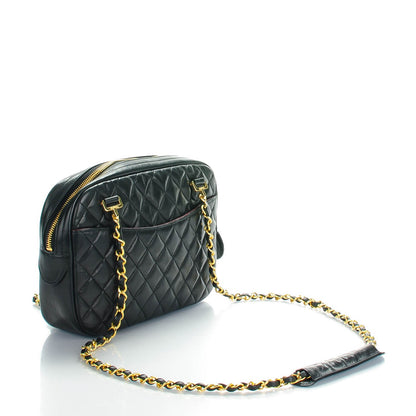 Chanel Lambskin Quilted Shoulder Bag Black 4 of 9