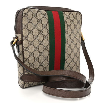 Gucci GG Supreme Monogram Web Small Ophidia Messenger Bag Brown 3 of 13