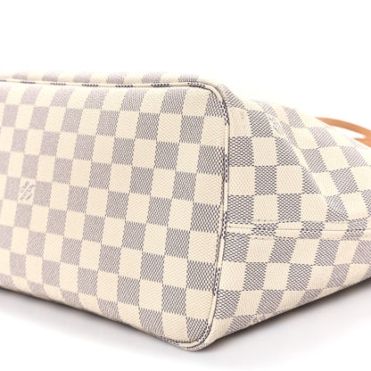 Louis Vuitton Damier Azur Neo Neverfull MM Rose Ballerine 9 of 12