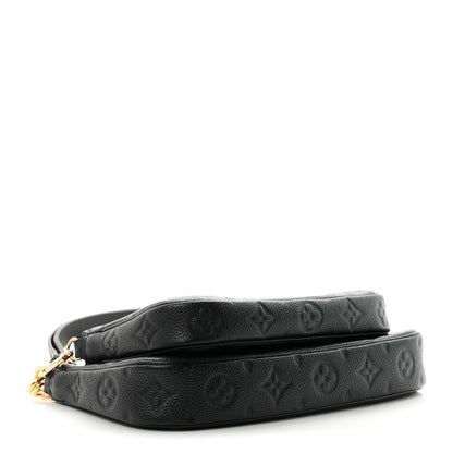 Louis Vuitton Empreinte Monogram Giant Multi Pochette Accessories Black 4 of 10