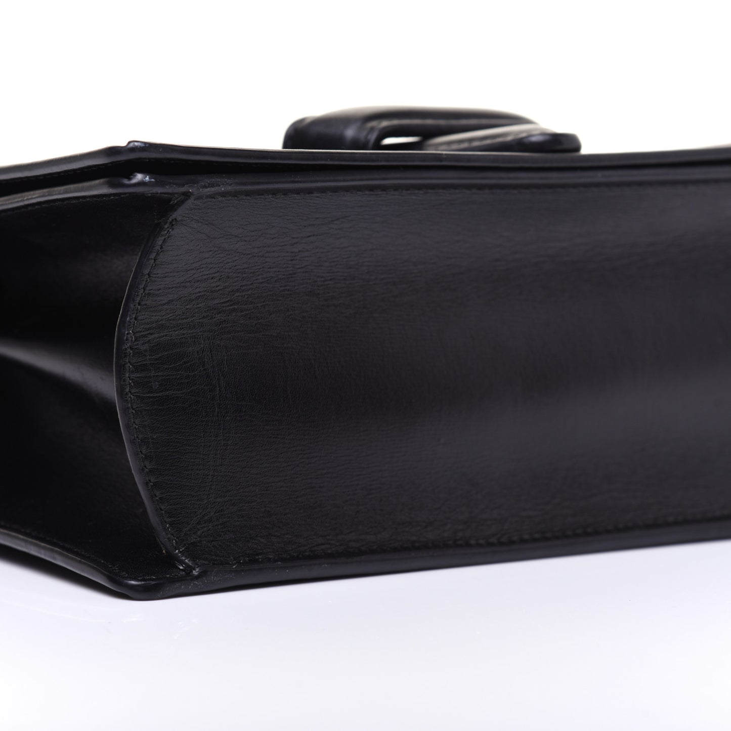 Calfskin Medium Barcelona Shoulder Bag Black