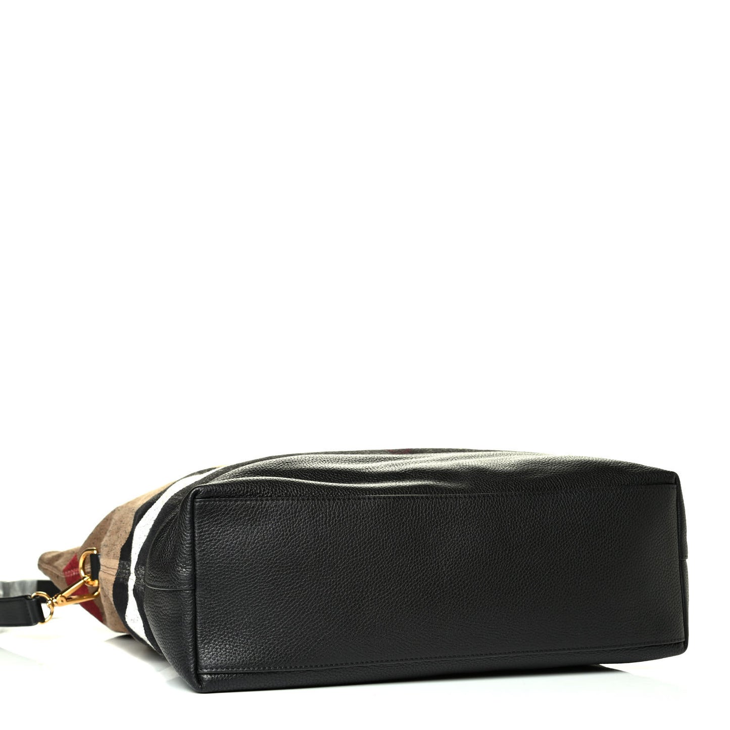 Canvas Check Armley Folding Messenger Black