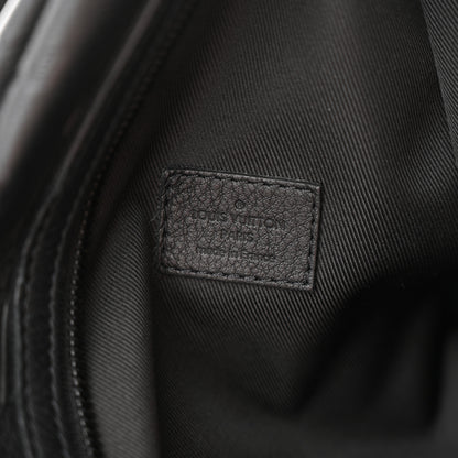 Louis Vuitton Calfskin Shadow Monogram Duo Slingbag Black 6 of 11