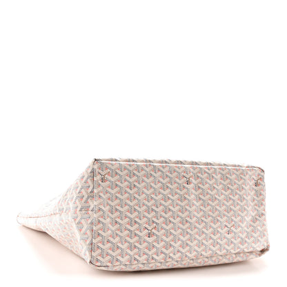 Goyard Goyardine Saint Louis Claire Voie GM White Pink 5 of 12