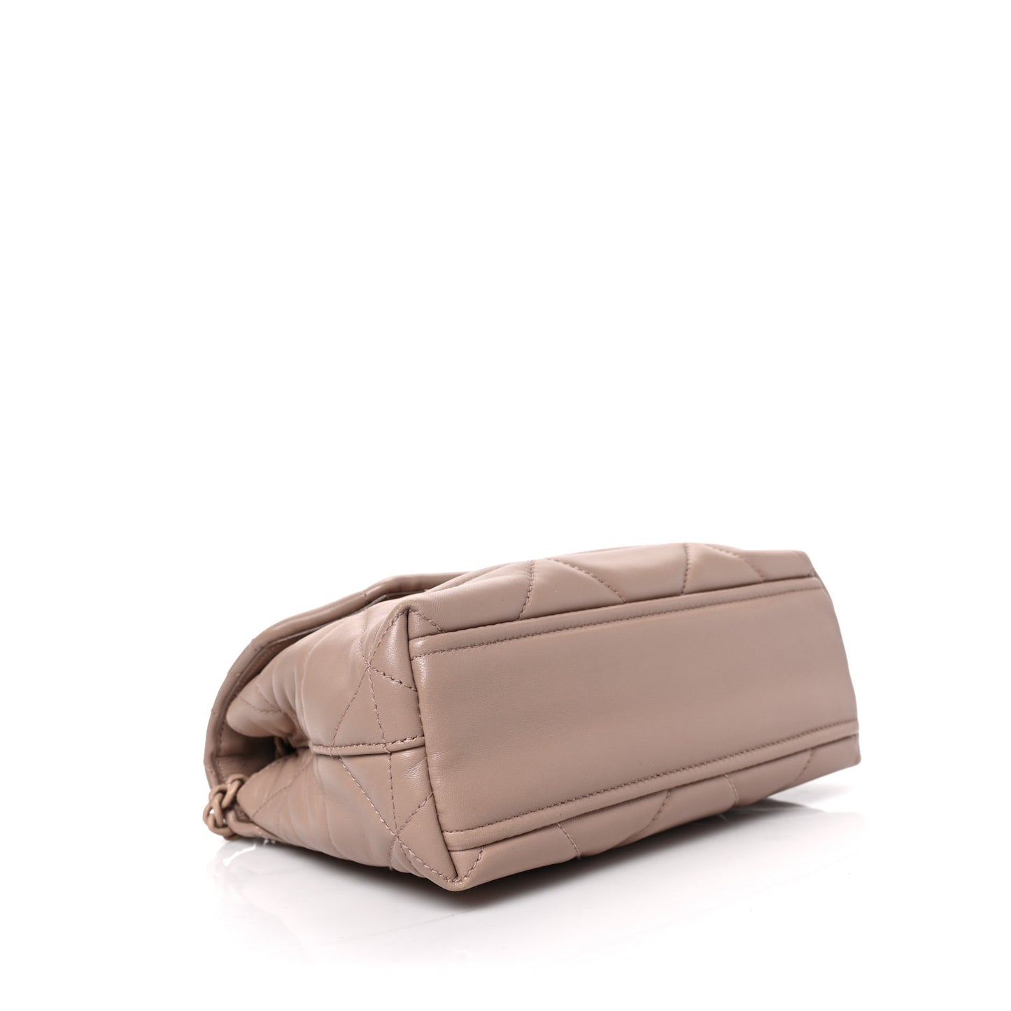 Nappa Triangle Stitched Small Spectrum Bag Cipria