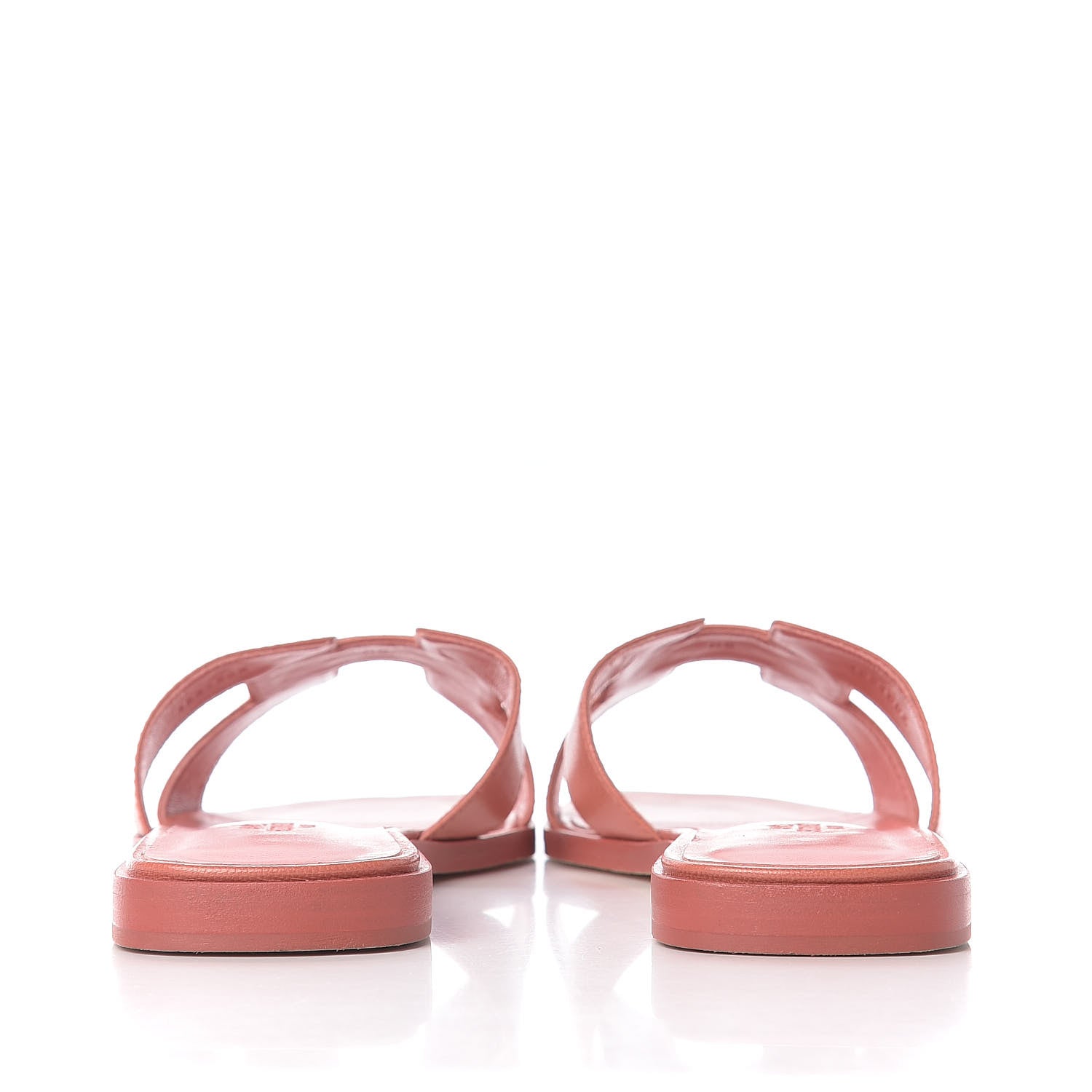 Hermes Chevre Oran Sandals 37 Rouge Blush 6 of 11