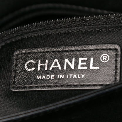 Chanel Lambskin Quilted Large Pagode Piping Flap Black 5 of 17