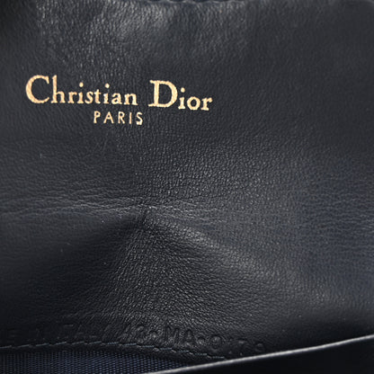 Christian Dior Oblique Saddle Card Holder Blue 7 of 7