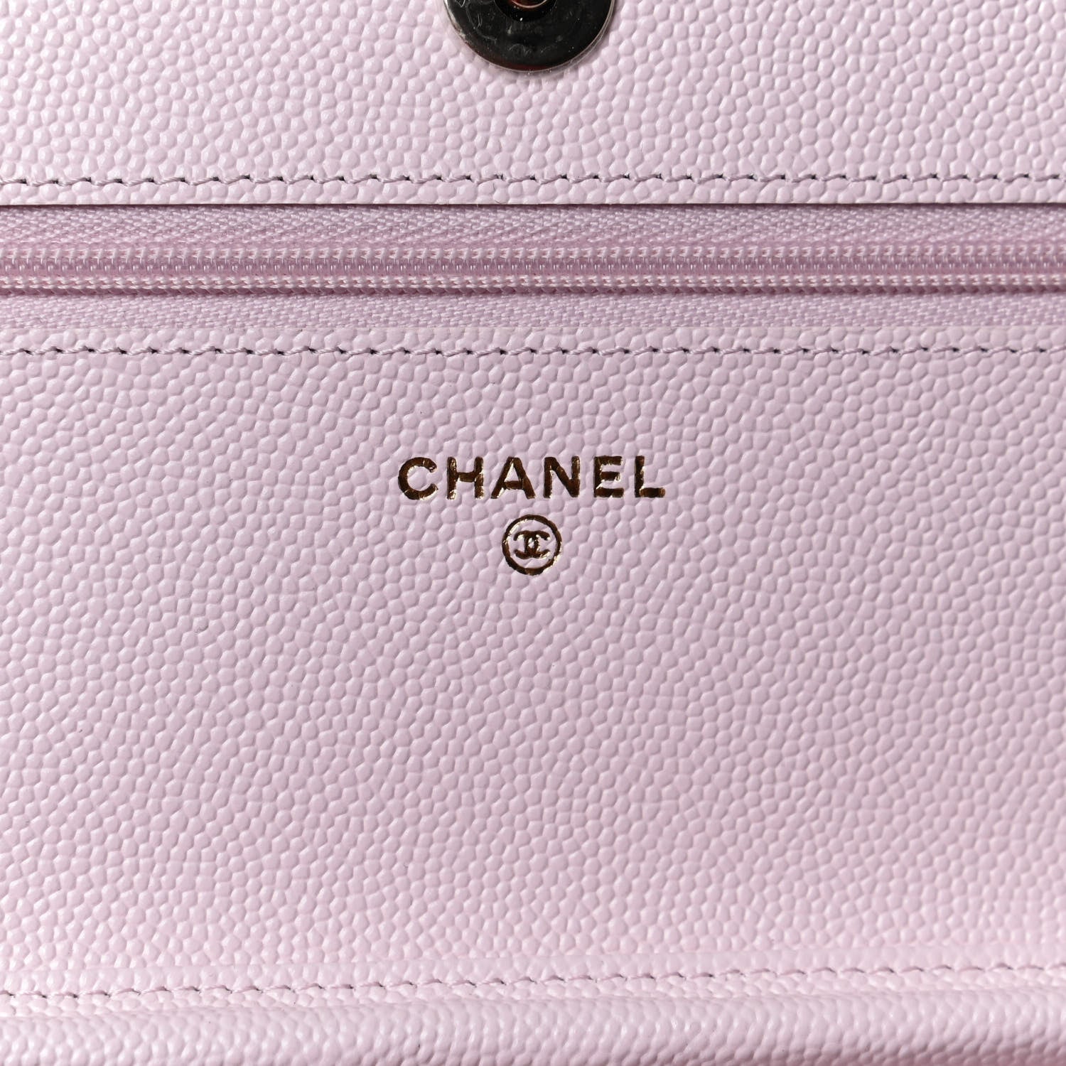 Chanel Caviar Quilted Wallet On Chain WOC Light Pink 6 of 11