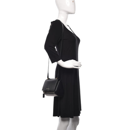 Givenchy Textured Calfskin Mini Pandora Box Crossbody Bag Black 2 of 15