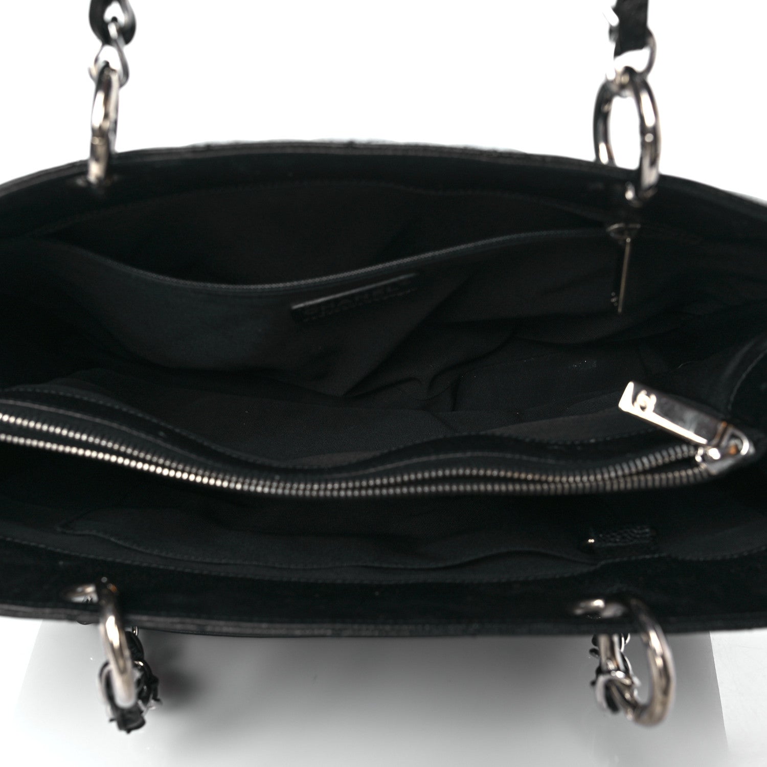Chanel Caviar Quilted Grand Shopping Tote GST Black 5 of 12