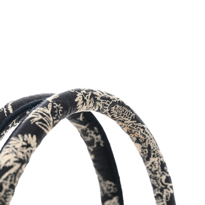 Christian Dior Canvas Embroidered Medium Dioriviera Toile De Jouy Reverse Book Tote Blue 13 of 14