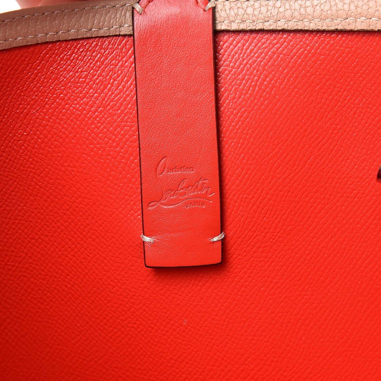Calfskin Spikes East West Cabata Tote Nude
