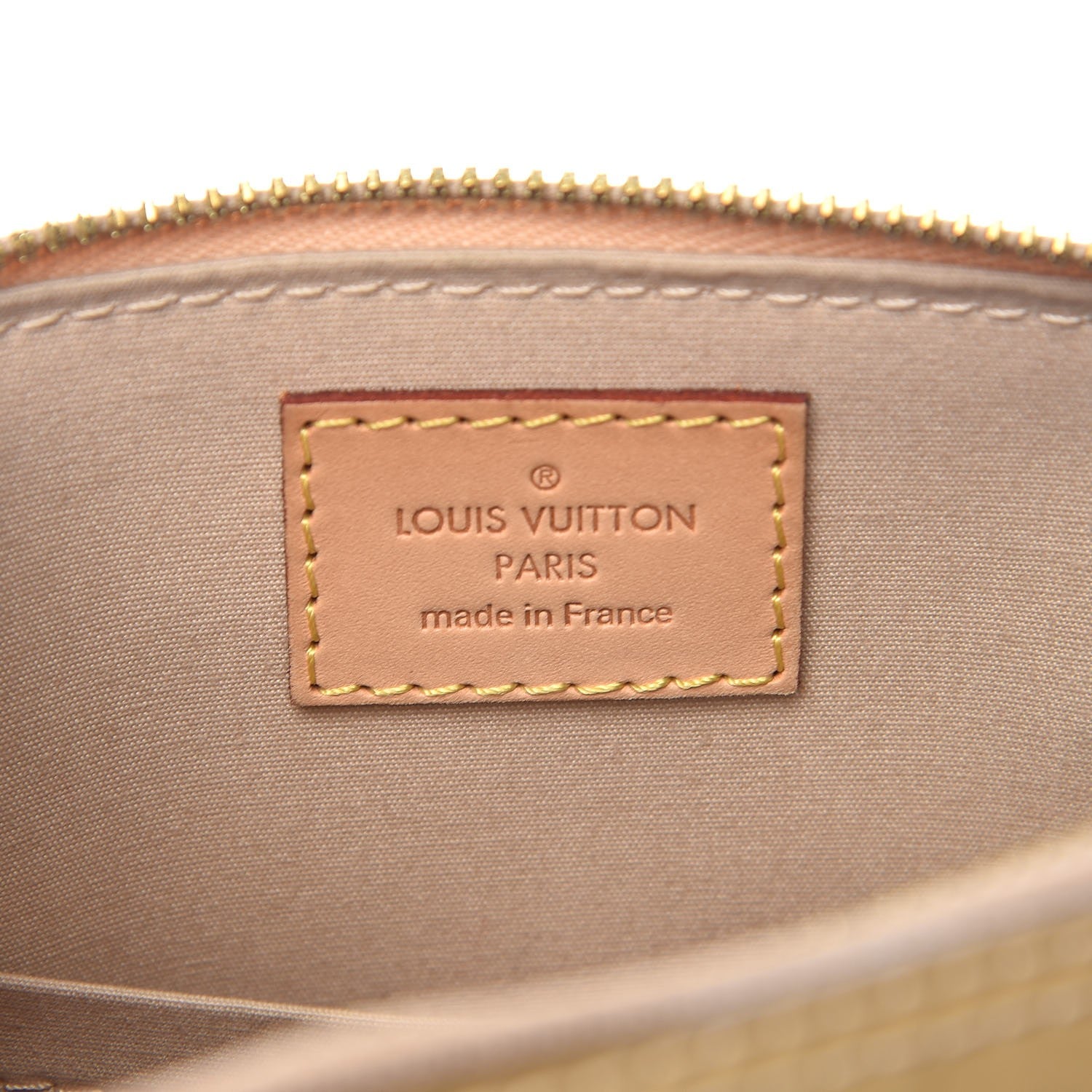 Louis Vuitton Vernis Alma BB Dune 6 of 8