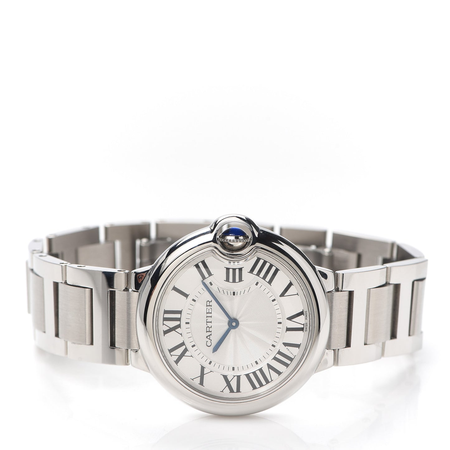 Stainless Steel 36mm Ballon Bleu De Cartier Quartz Watch