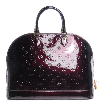 Louis Vuitton Vernis Alma GM Amarante 1 of 7