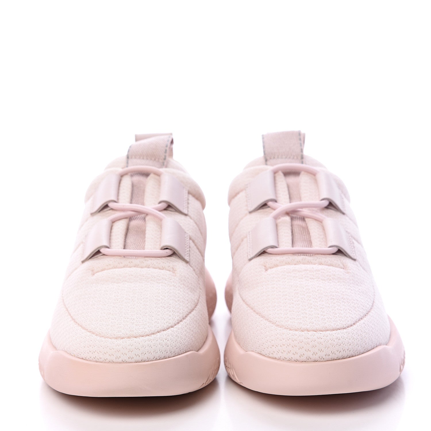 Hermes Mesh Technical Canvas Womens Team Sneakers 37 Bois De Santal 2 of 9