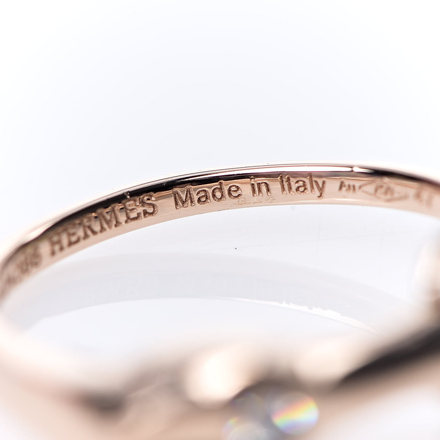 18K Rose Gold Diamond TPM Galop Ring 47 4