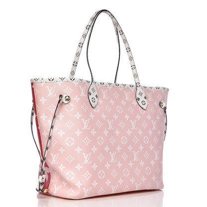 Louis Vuitton Monogram Giant Neverfull MM Rouge 4 of 14