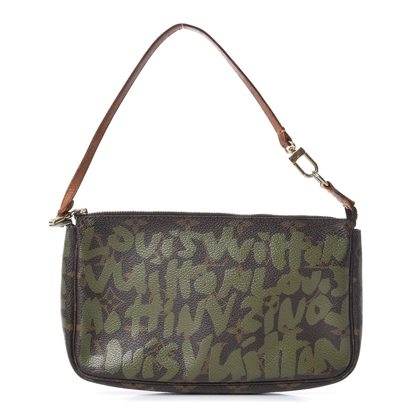 Monogram Graffiti Pochette Accessories Kaki
