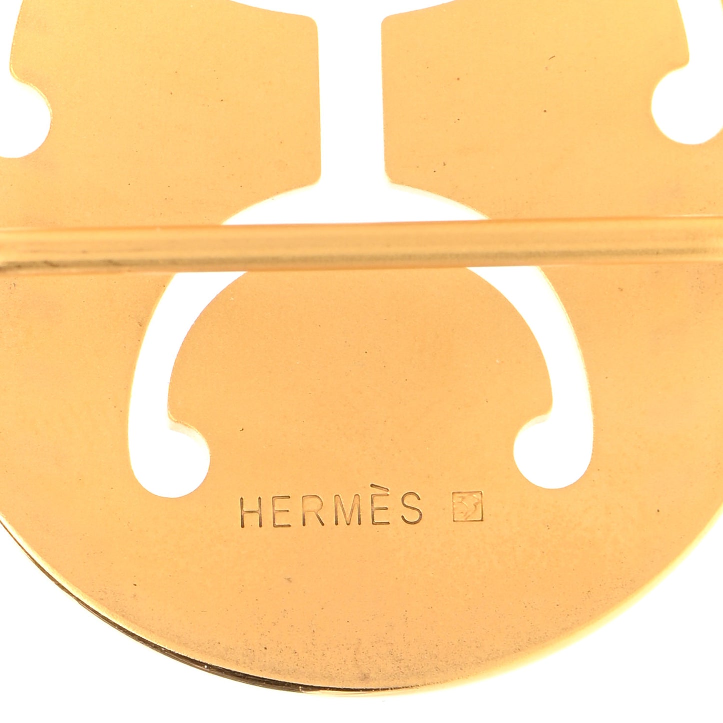Polished 32mm Philippine Belt Buckle Gold