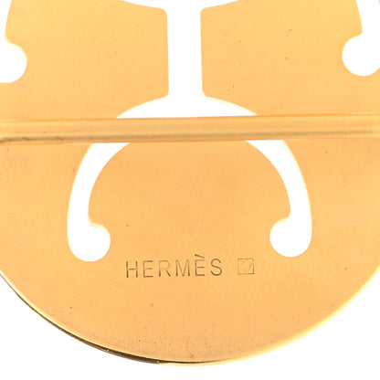 Hermes Polished 32mm Philippine Belt Buckle Gold 3 of 5