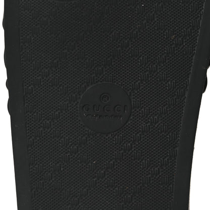 Gucci Rubber Matelasse Womens Slide Sandals 35 Black 6 of 10