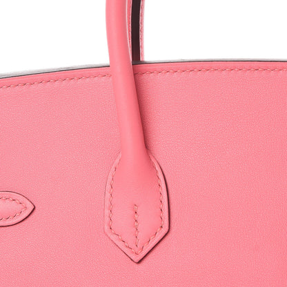 Hermes Swift Birkin 25 Rose Azalee 15 of 36