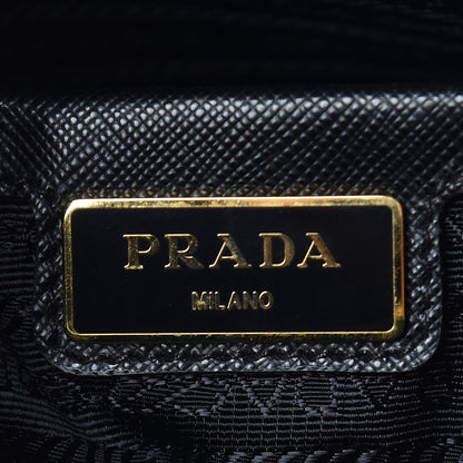 Prada Saffiano Lux Bauletto Black 7 of 9
