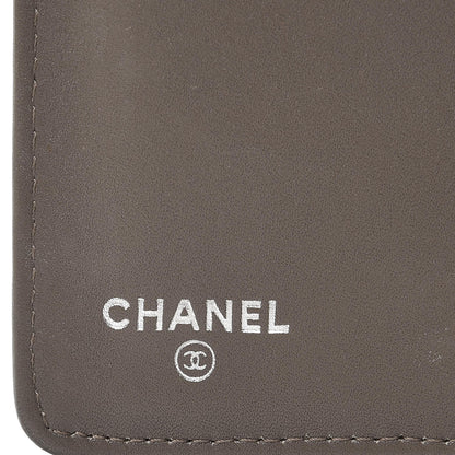 Chanel Caviar Timeless CC Yen Wallet Grey 6 of 14