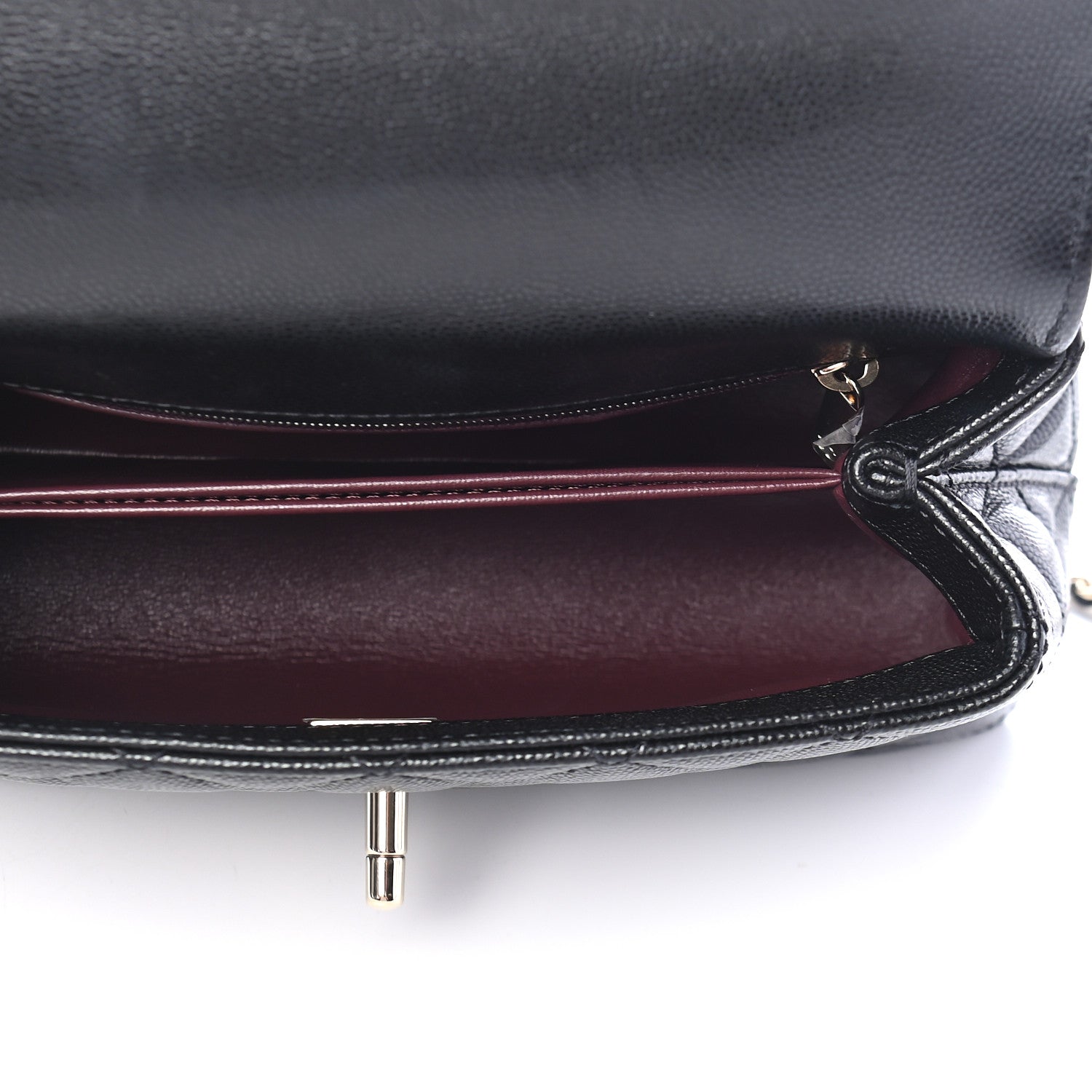 Chanel Caviar Quilted Mini Coco Handle Flap Black 5 of 9
