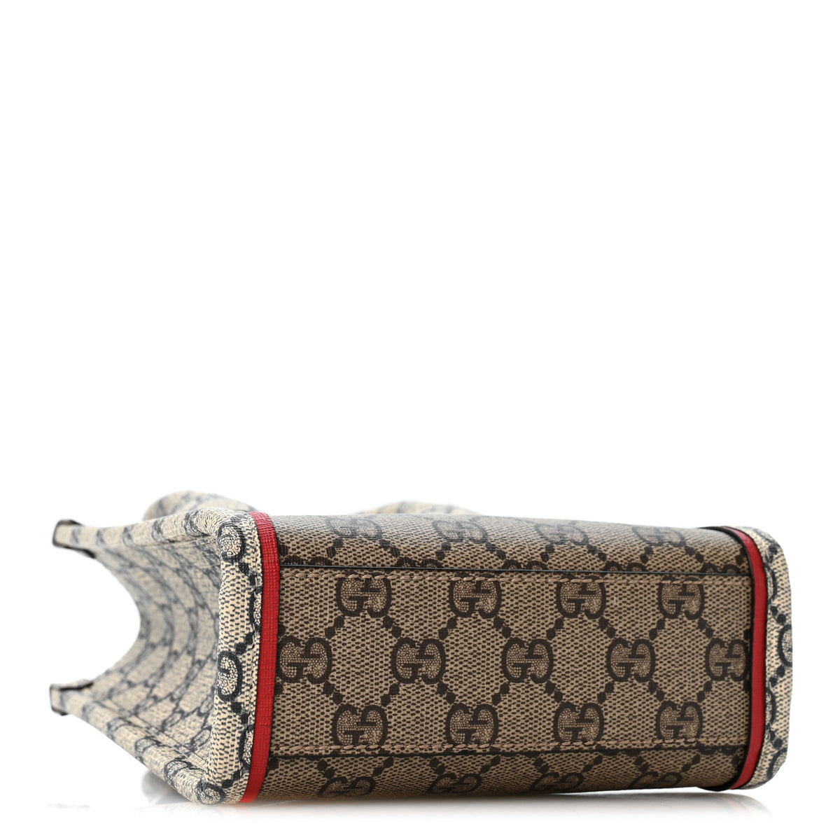 Gucci GG Supreme Monogram Exquisite Mini Vertical Tote Beige Ebony Blue Crop Live Red 4 of 12