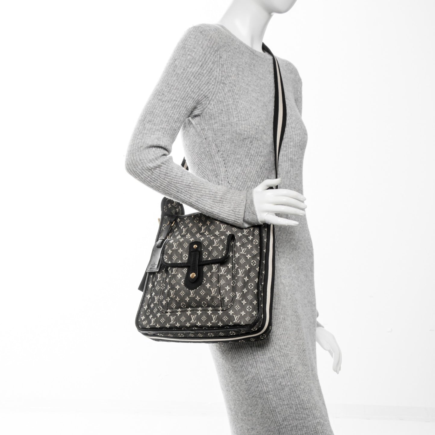 Mini Monogram Besace Mary Kate Black