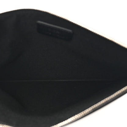 Christian Dior Calfskin Homme Zip Flat Pouch Black 5 of 6