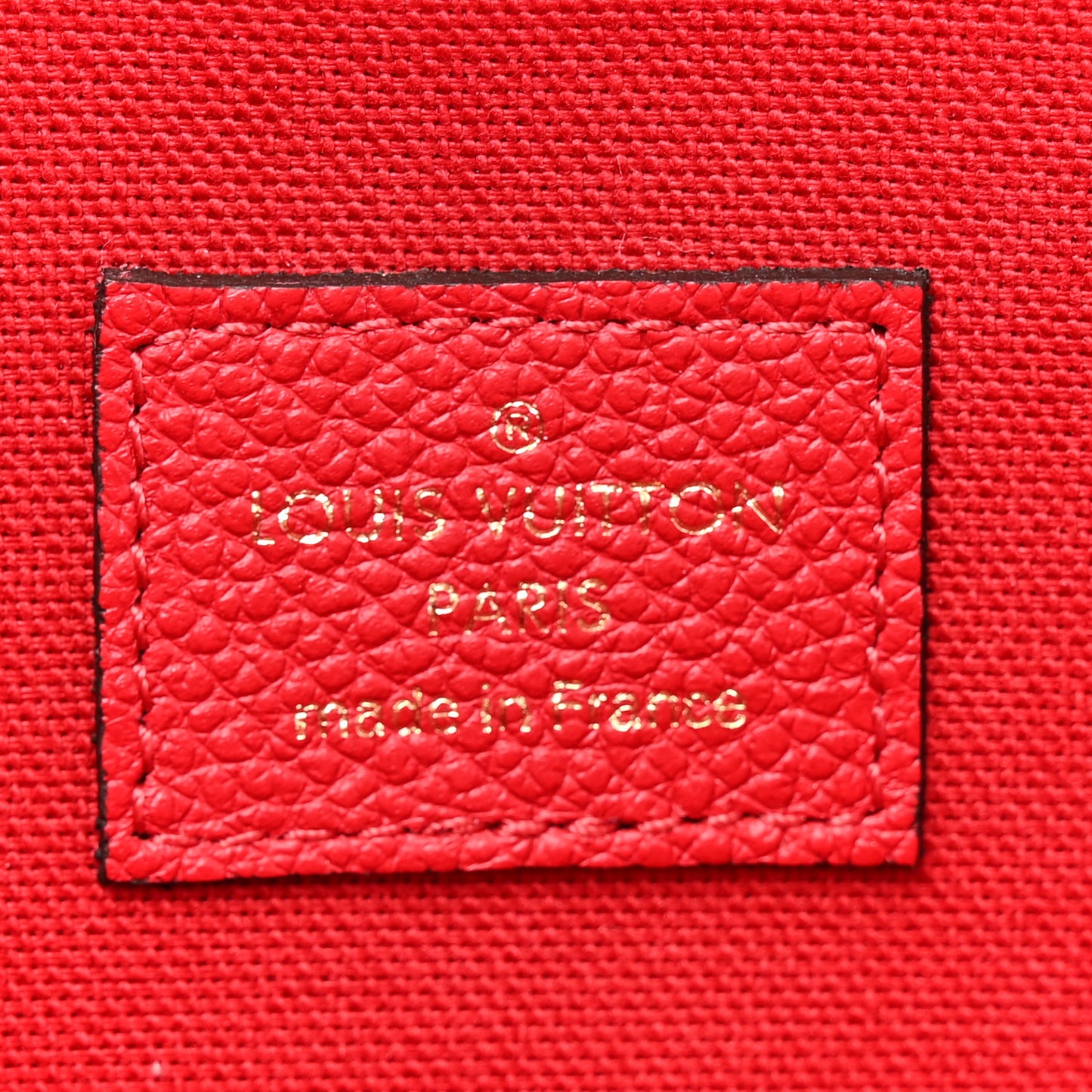 Empreinte Pochette Felicie Chain Wallet Scarlet