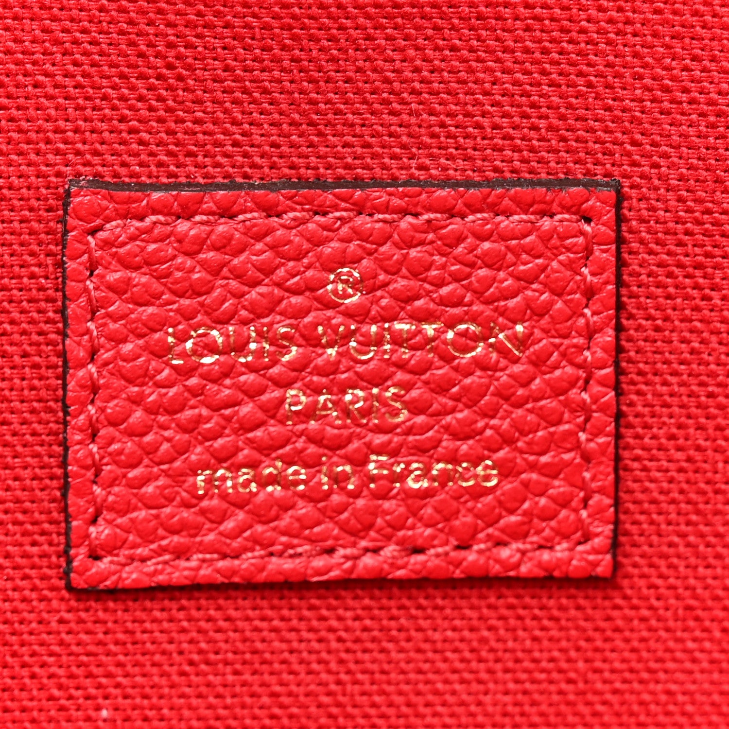 Louis Vuitton Empreinte Pochette Felicie Chain Wallet Scarlet 9 of 12