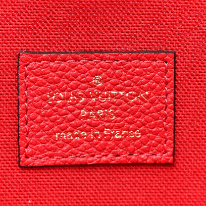 Louis Vuitton Empreinte Pochette Felicie Chain Wallet Scarlet 9 of 12