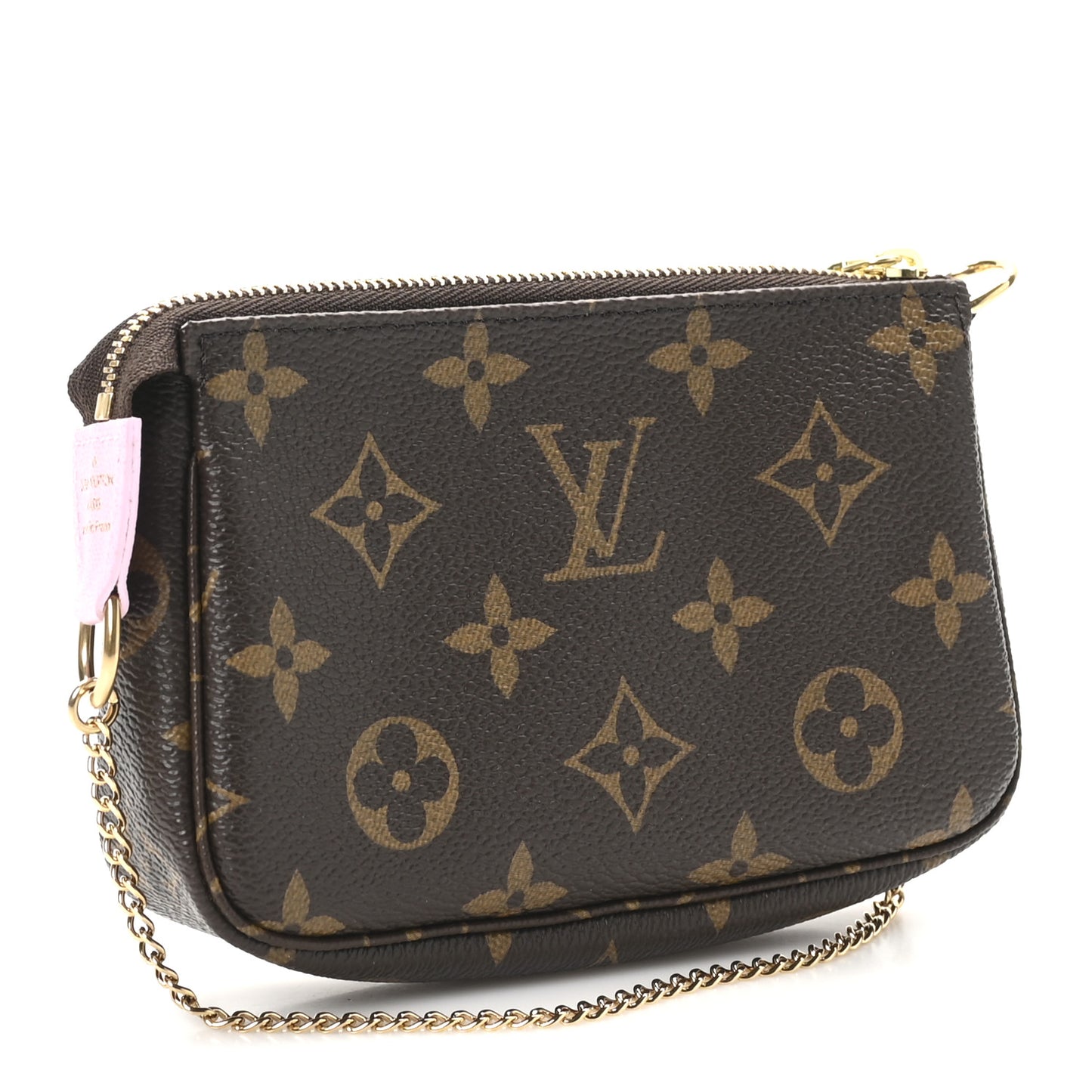 Monogram 2021 Christmas Animation Japanese Garden Mini Pochette Accessories Wisteria Pink