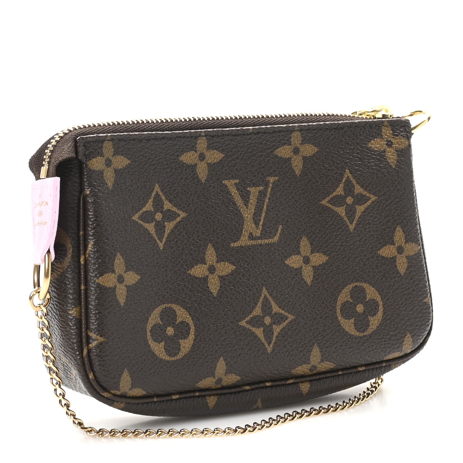 Louis Vuitton Monogram 2021 Christmas Animation Japanese Garden Mini Pochette Accessories Wisteria Pink 3 of 9