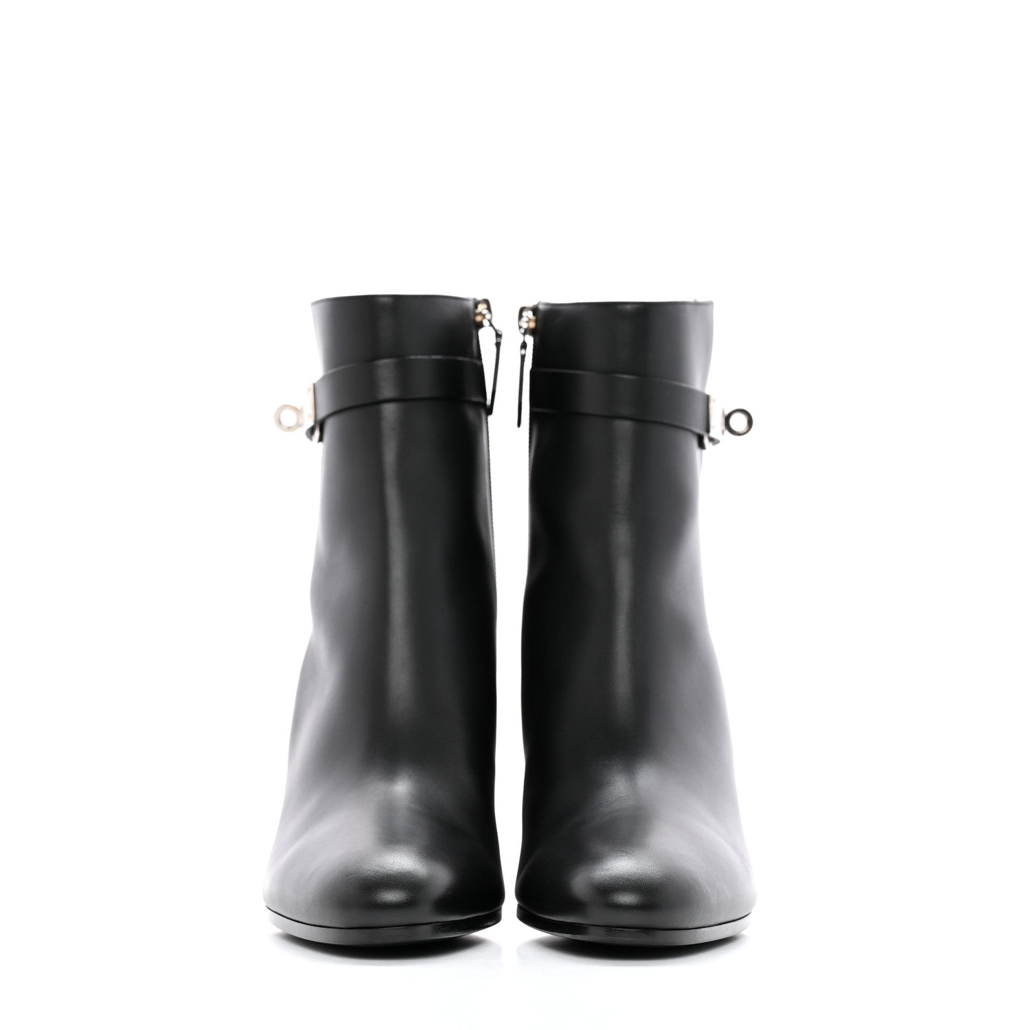 Hermes Calfskin Saint Germain Ankle Boots 40 Black 2 of 9