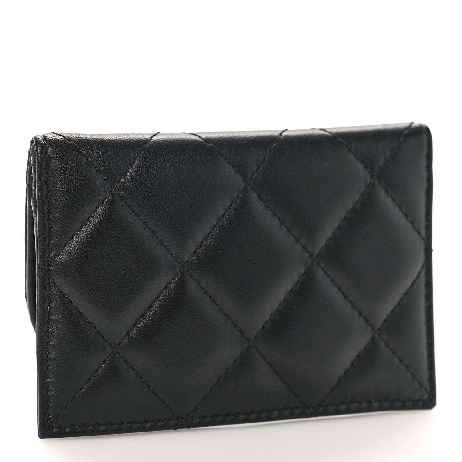 Chanel Lambskin Quilted Flap Waist Bag Insert Black 3 of 8
